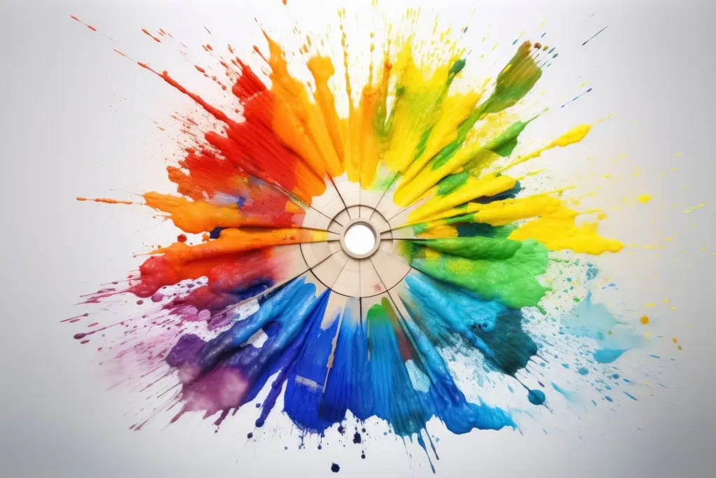 An explosion of colours